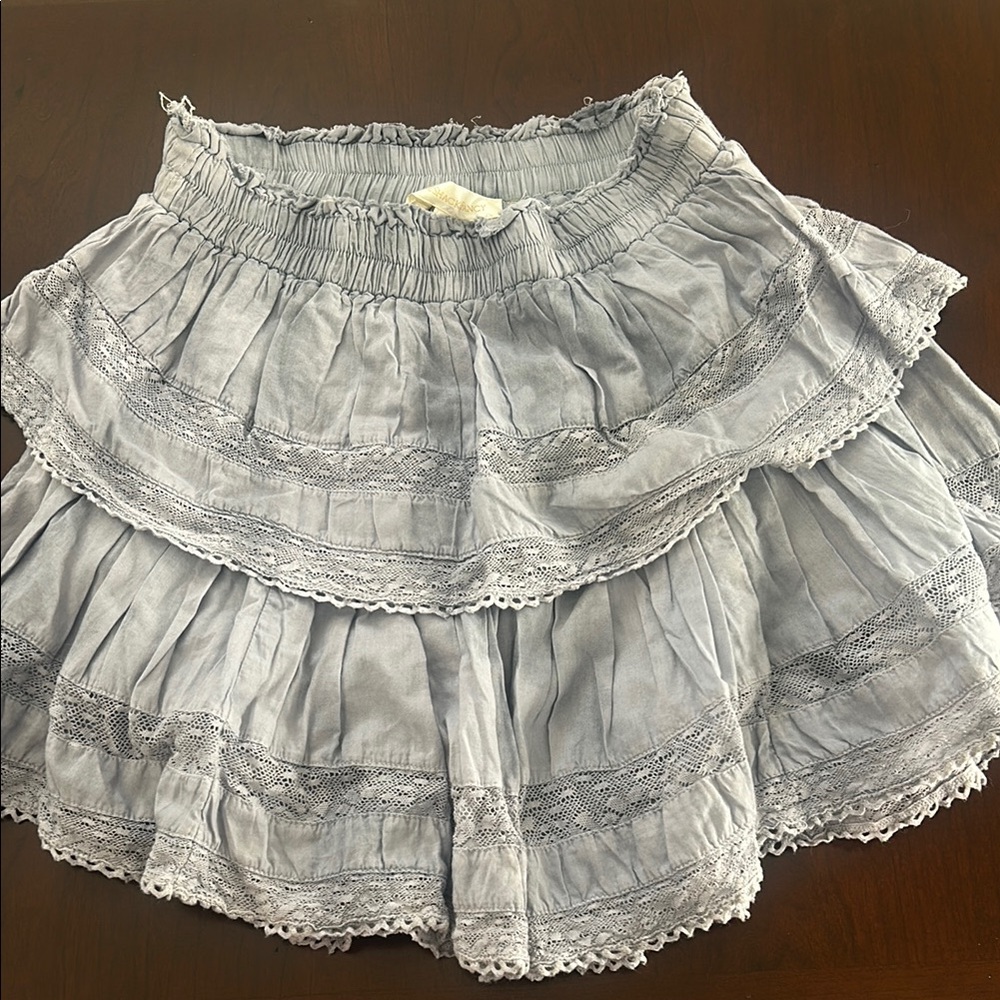 Blue love shack fancy skirt